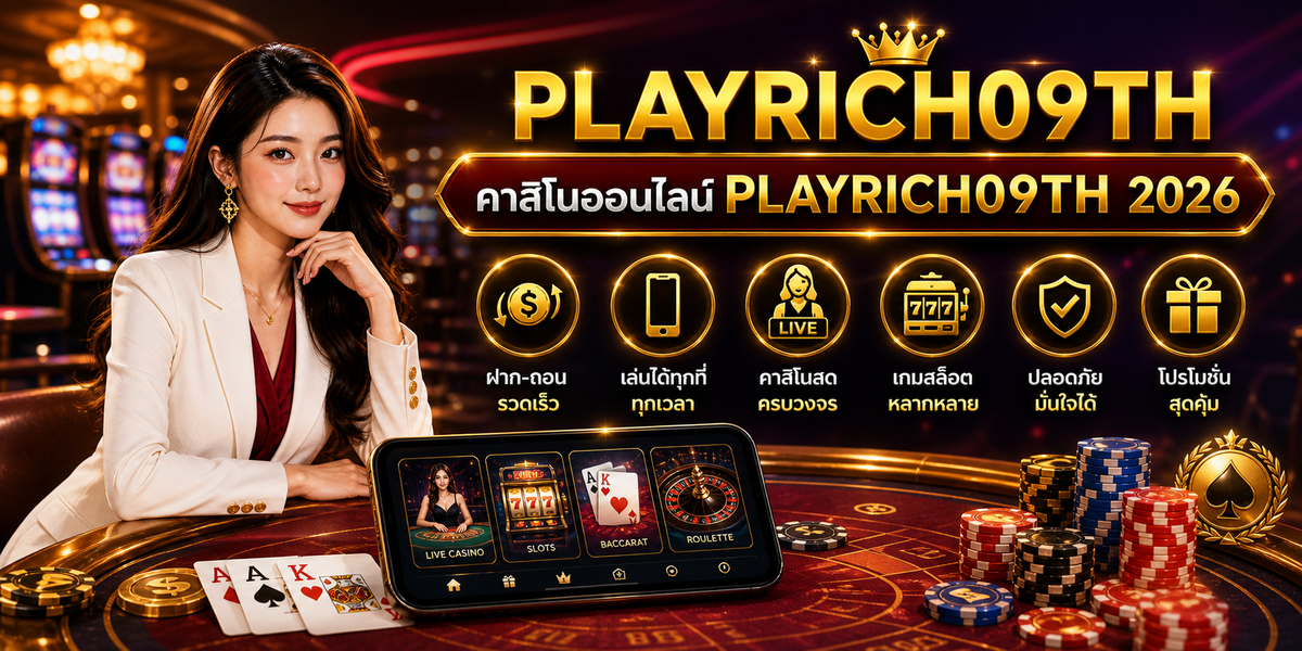 คาสิโนออนไลน์ PLAYRICH09TH เพลย์ริช09 2026