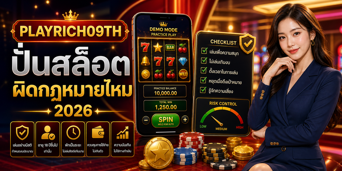 ปั่นสล็อต ผิดกฎหมายไหม PLAYRICH09TH 2026