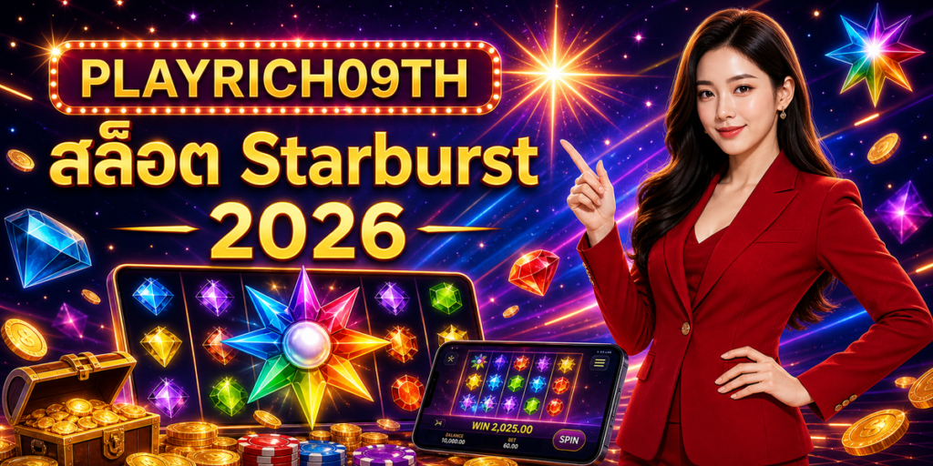 สล็อต Starburst cover PLAYRICH09TH 2026