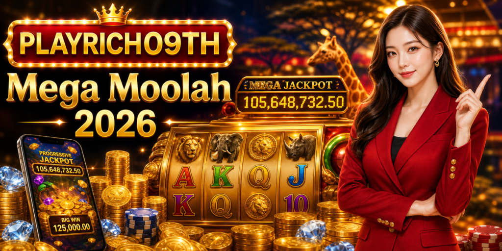Mega Moolah cover PLAYRICH09TH 2026