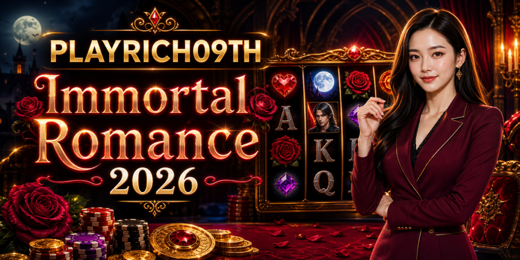 Immortal Romance cover PLAYRICH09TH 2026