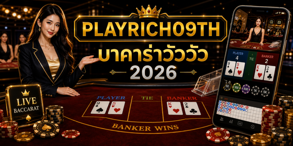 บาคาร่าวัววัว PLAYRICH09TH 2026 cover