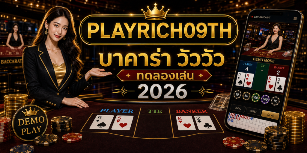 บาคาร่า วัววัว PLAYRICH09TH 2026 cover