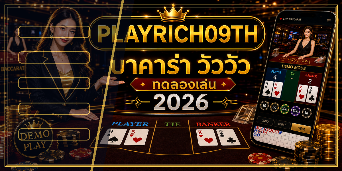 บาคาร่า วัววัว PLAYRICH09TH 2026 คู่มือเล่นอย่างมีแผน 1 บาคาร่า วัววัว PLAYRICH09TH 2026 หลัง intro