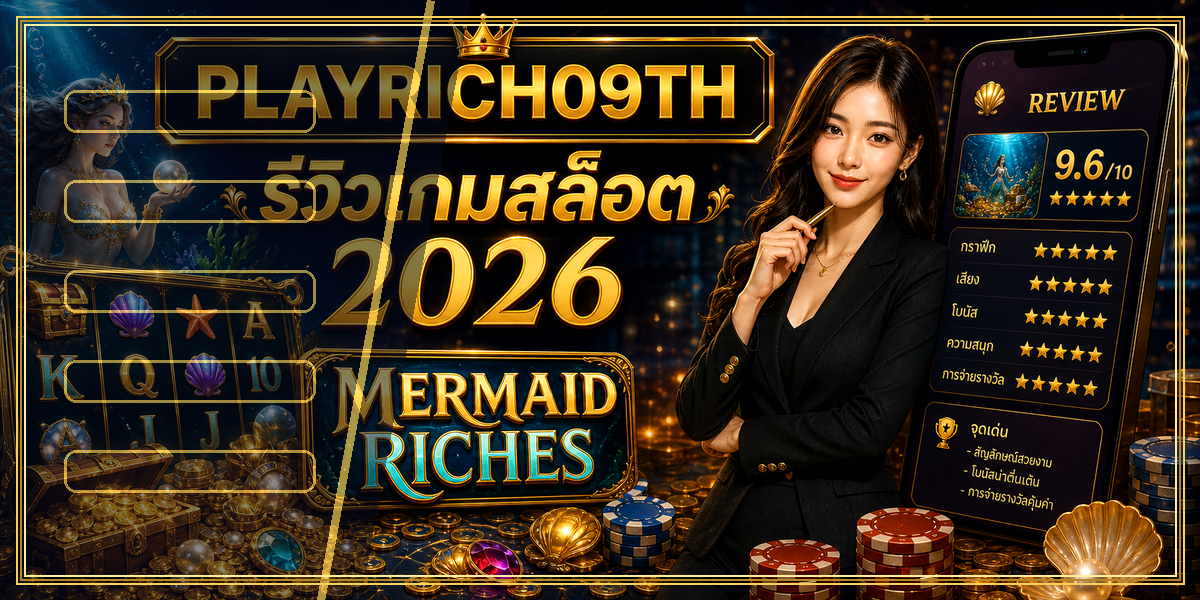 รีวิวเกมสล็อต PLAYRICH09TH 2026 คู่มือเล่นอย่างมีแผน 1 รีวิวเกมสล็อต PLAYRICH09TH 2026 หลัง intro