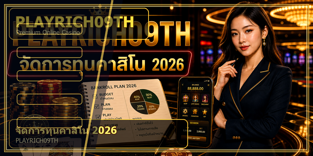 จัดการทุนคาสิโน PLAYRICH09TH 2026 intro