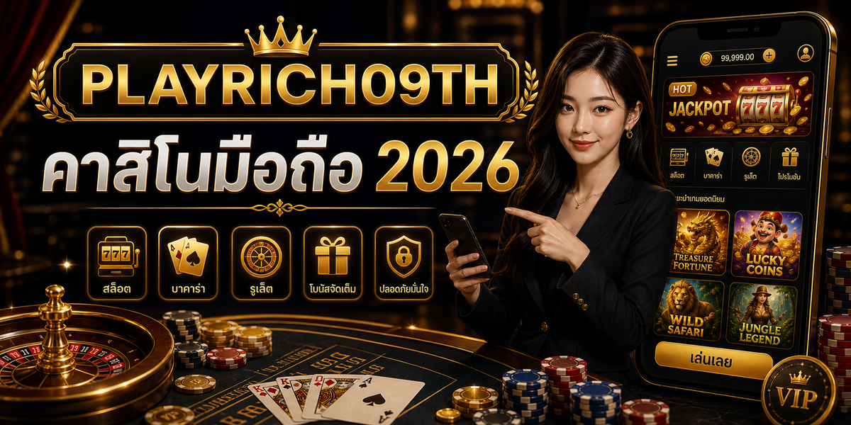 บทความ 4 คาสิโนมือถือ PLAYRICH09TH 2026 cover